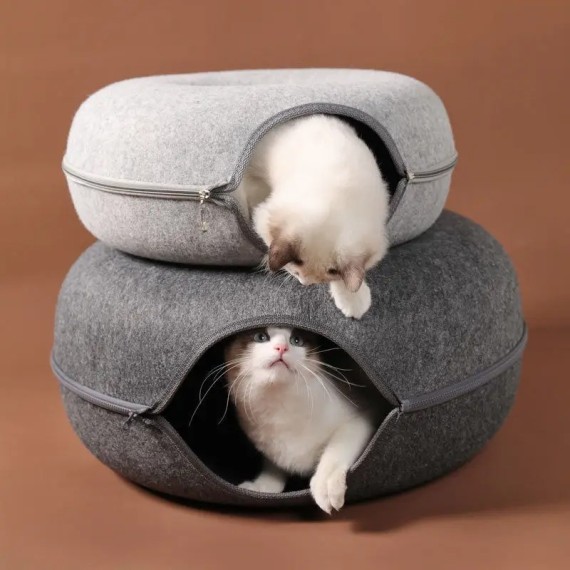 Cama Túnel de Brincar para Gatos