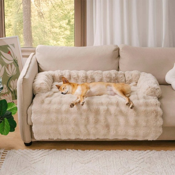 Cama Acolchoada para Sofá com Bordas Elevadas