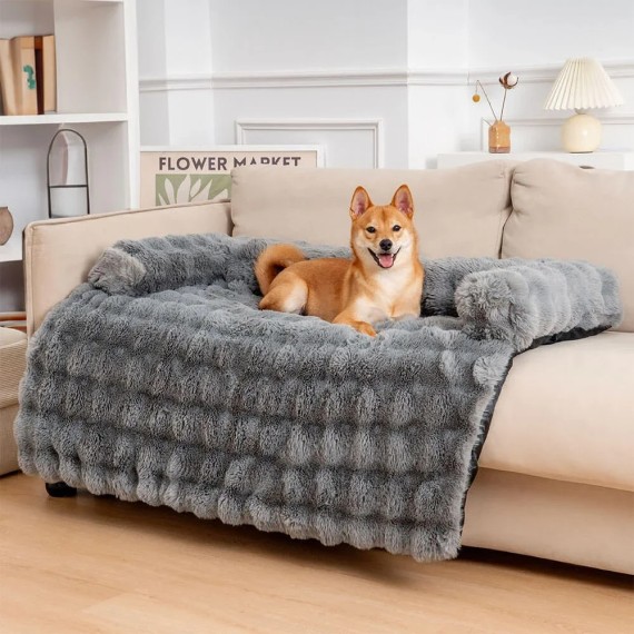 Cama Acolchoada para Sofá com Bordas Elevadas